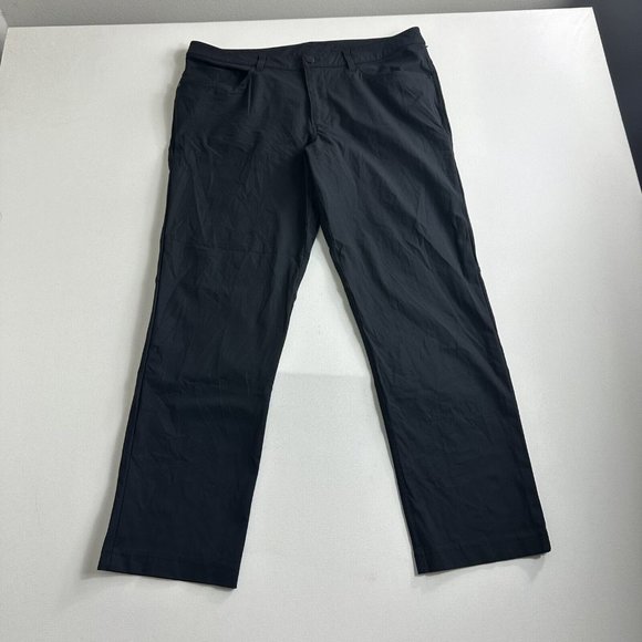 Lululemon Men’s ABC Pant Classic Warpstreme LM5468T BLK Black Size‎ 36x29 Tall - Picture 1 of 9